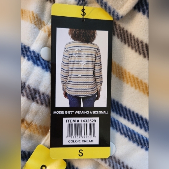 NWT O'Neill S-P-CH SMALL Fleece shirt/Shacked snap closure - Picture 13 of 13